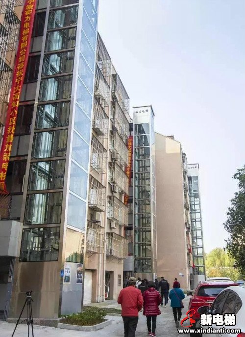 西继迅达宁波高知小区旧楼加装电梯
