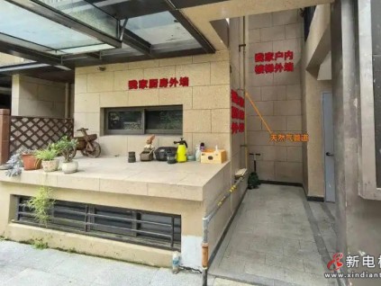 上海某叠拼别墅业主私挖地下室、违规加装电梯并紧邻天然气管道 相关部门已介入处置