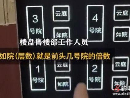 回家乘电梯操作堪比奥数题！山西临汾某小区第四代住宅设计遭业主吐槽