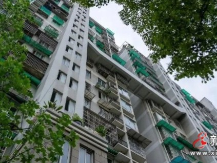 ‌广西南宁某小区电梯更新交付 1300多户居民喜迎新梯