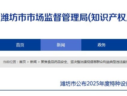 山东‌潍坊市公布2025年特种设备安全监管典型案例 电梯安全成焦点‌