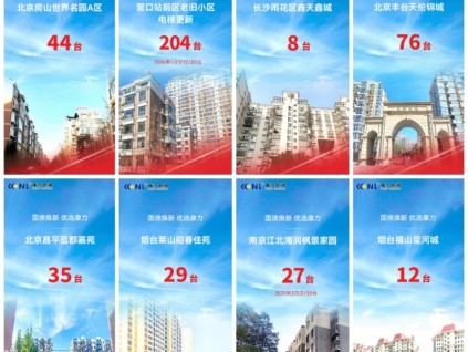 焕新梯·迎新年 | 康力电梯多地集中交付国债更新电梯