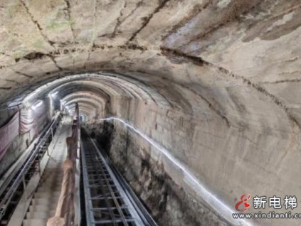湖南首台溶洞斜行电梯通过安全复检 筑牢水利运维安全防线
