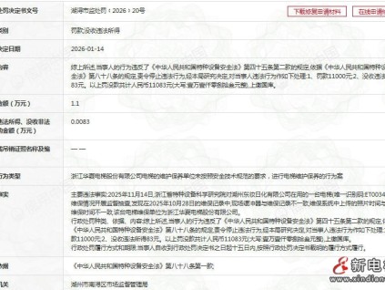 维护保养记录与实际不符‌ 浙江华夏电梯被罚款1万元