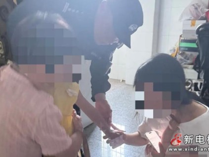 厦门女童手指被电梯门死死卡住 民警冲7楼救人全程抱送就医