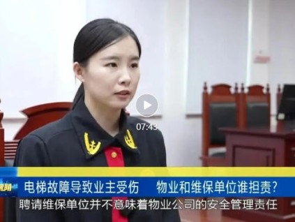 电梯故障导致业主受伤，物业和维保单位谁来担责？