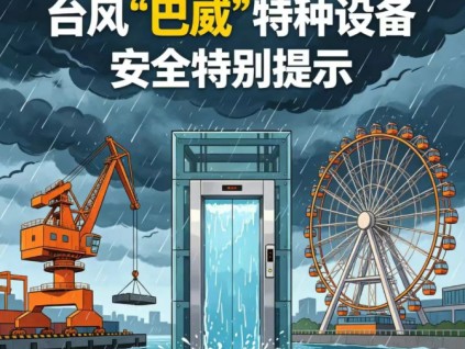 上海发布：台风“巴威”特种设备安全特别提示