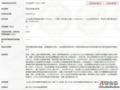 贵州遵义汇川查处一起电梯虚假维保案 涉事企业未到岗作业却伪造记录 罚款一万元