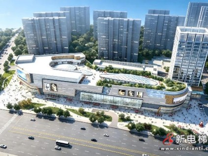 41台康力高端电扶梯落地湖南岳阳平江万达广场｜红色将星故里，焕新城市商业图景